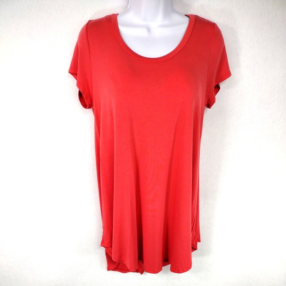 New Without Tag Casual Land Tunic Women's S Short Sleeve Salmon Super Soft